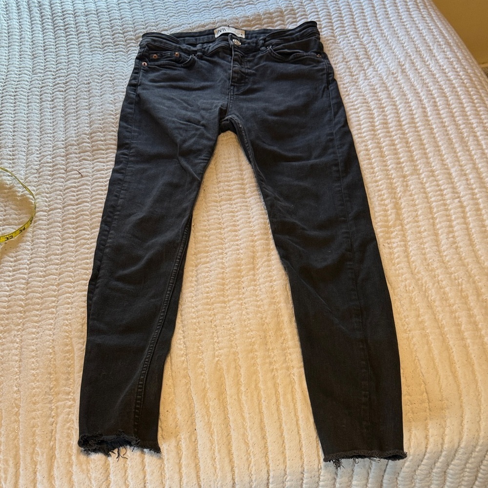 Zara Charcoal Denim Pants